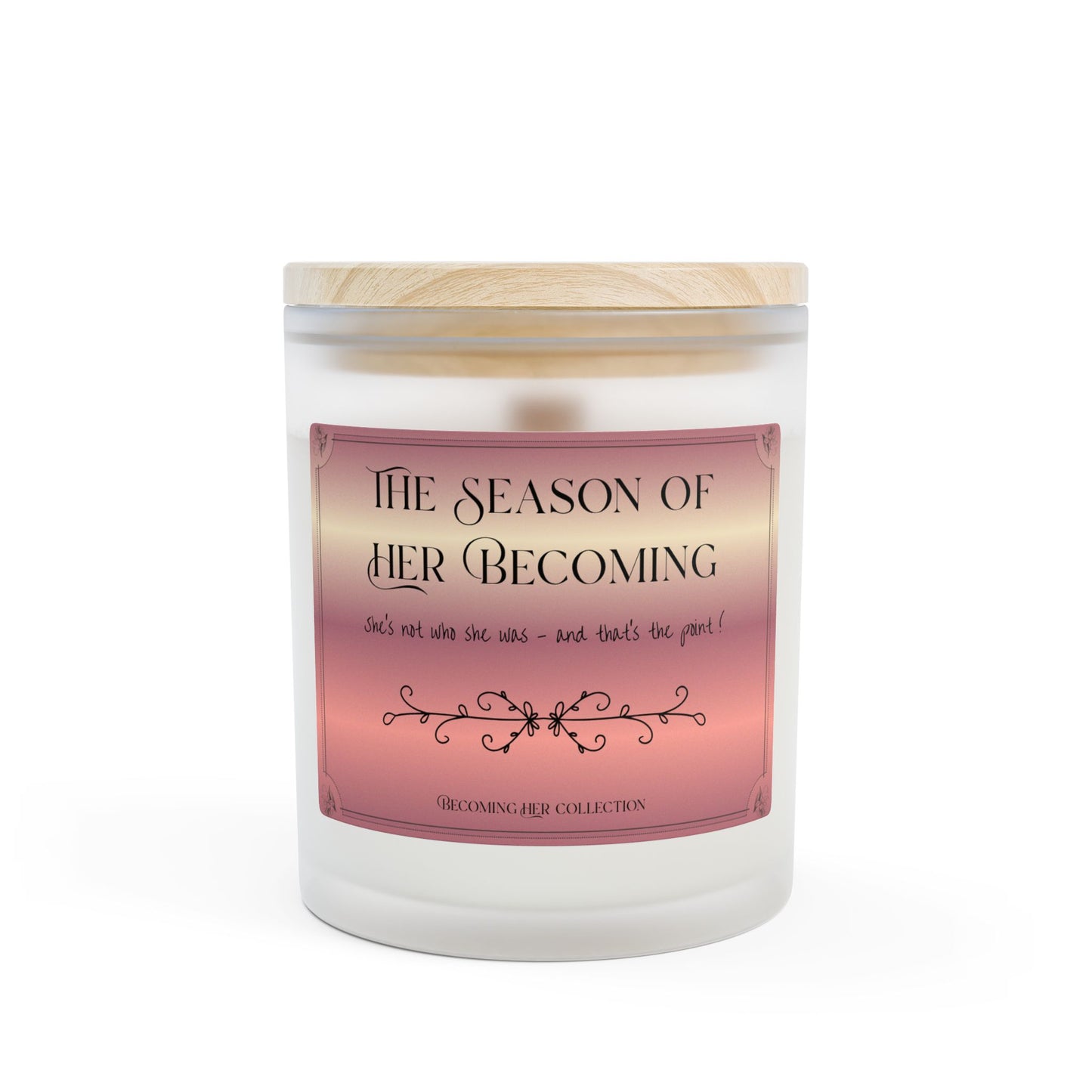 Her Light, Her Way - Oakmoss & Amber Candle (11oz Frosted Glass)