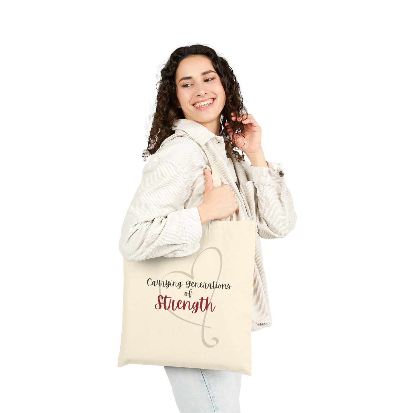 Generations of Strength tote bag