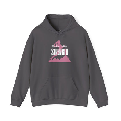 My Body Birthed Strength Hoodie - Empowered Motherhood by Becoming Her