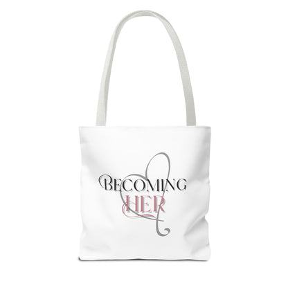She Grew Through It — Inspirational Tote Bag