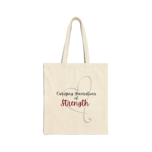 Generations of Strength tote bag