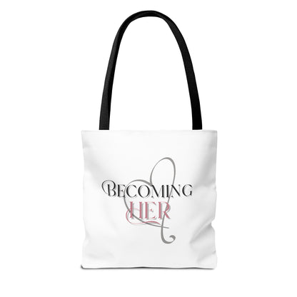 She Grew Through It — Inspirational Tote Bag