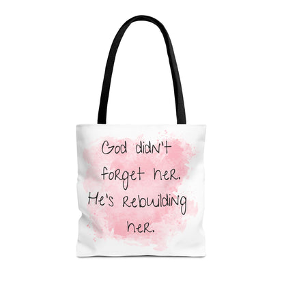 "Rebuilding Her" Faith Tote