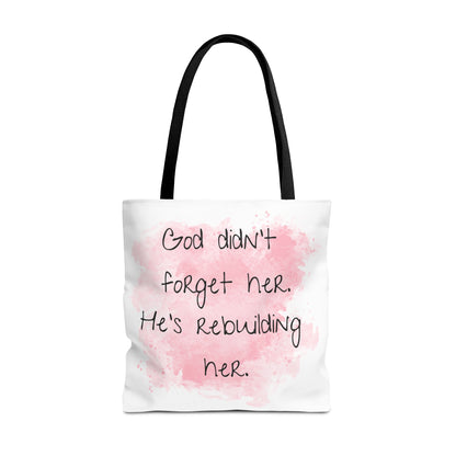 "Rebuilding Her" Faith Tote