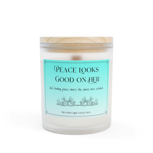 Her Light, Her Way - Sea Minerals Candle (11oz Frosted Glass)